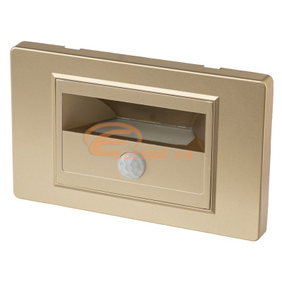 SPOT LED INCASTRABIL 1W DREPTUNGHIULAR SENZOR PREZENTA ILUMINAT TREPTE / SCARA / HOL AURIU MAT LUMINA CALDA SPOT LED INCASTRABIL 1W DREPTUNGHIULAR SENZOR PREZENTA ILUMINAT TREPTE / SCARA / HOL AURIU MAT LUMINA CALDA