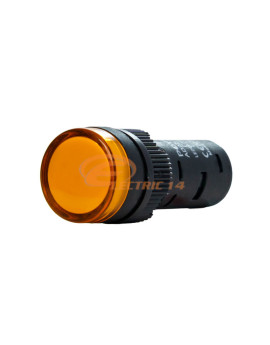 LAMPA SEMNALIZARE LED TABLOU ELECTRIC 16MM 230V GALBEN