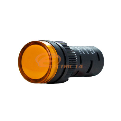 LAMPA SEMNALIZARE LED TABLOU ELECTRIC 16MM 230V GALBEN