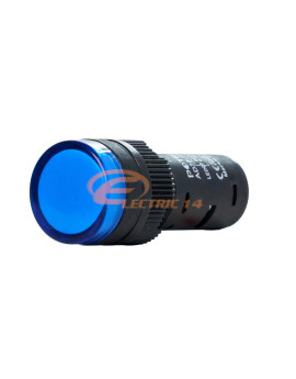 LAMPA SEMNALIZARE LED TABLOU ELECTRIC 16MM 230V ALBASTRU