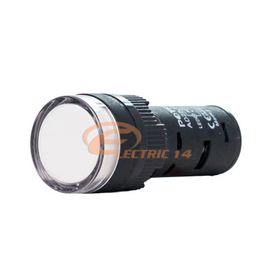 LAMPA SEMNALIZARE LED TABLOU ELECTRIC 16MM 230V ALB