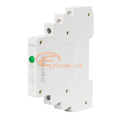 LAMPA LED SEMNALIZARE VERDE PENTRU SINA DIN 1 FAZA 9MM SLIM