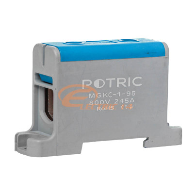 CLEMA DE DERIVATIE CUPRU MONTAJ SINA DIN 1P 50MMP ALBASTRU CLEMA DE DERIVATIE CUPRU MONTAJ SINA DIN 1P 50MMP ALBASTRU