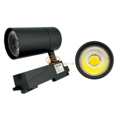 SPOT LED MONTAJ SINA COB 30W NEGRU LUMINA NTURALA