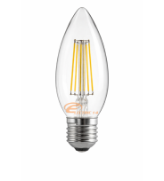 Bec Led E27 6w Lumanare Filament Lumina Calda