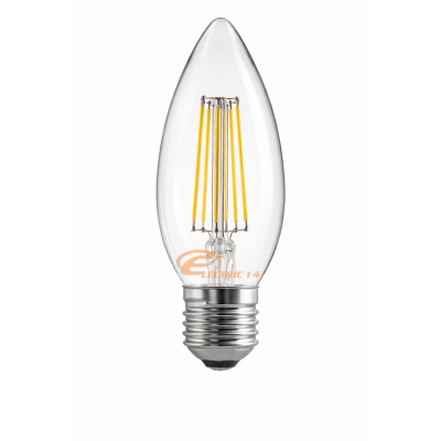 Bec Led E27 6w Lumanare Filament Lumina Calda