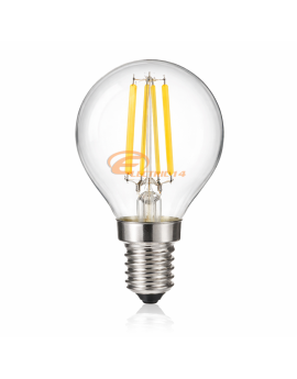 Bec Led E14 6w Sferic Filament Lumina Calda