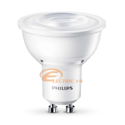 BEC LED GU10 4.6W LUMINA CALDA PHILIPS