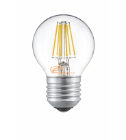 Bec Led E27 6w Sferic Filament Lumina Calda