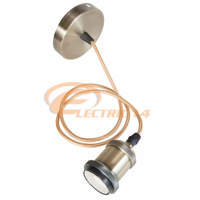 PENDUL DECORATIV E27 METALIC GOLD MAT - GM