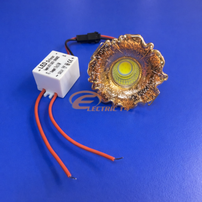 Spot Led 3w Mini GT-20 Auriu Lumina Calda