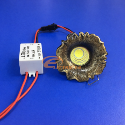 Spot Led 3w Mini GT-20 Bronz Lumina Calda