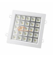 Spot led 25w Patrat Lumina Calda