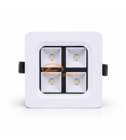 Spot led 4w Patrat Lumina Calda