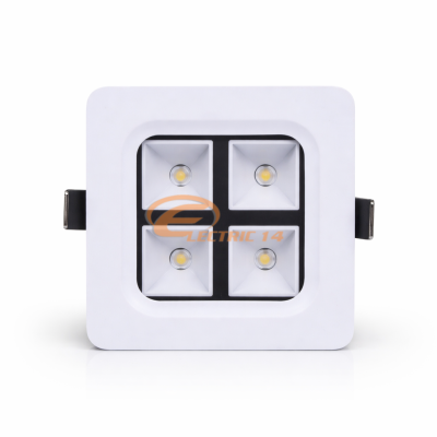 Spot led 4w Patrat Lumina Rece