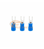PAPUCI ELECTRICI IZOLATI  2-3MM FURCA (SET 100 BUCATI)