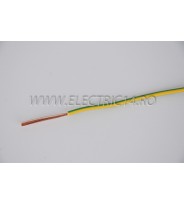 Conductor Flexibil (MYF) Cupru 1,5 mm Verde Galben Rola 100ml